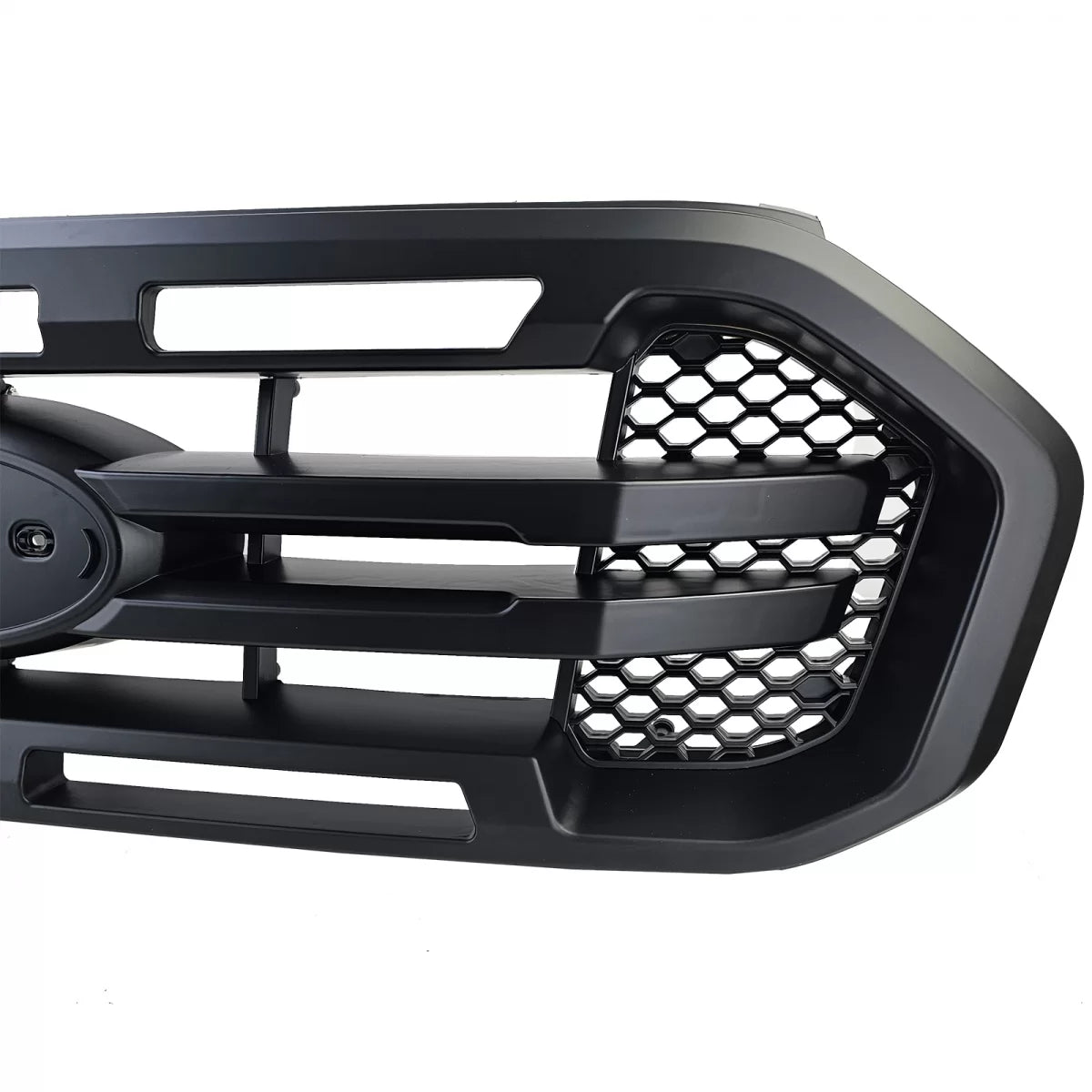 Griglia Anteriore Nera Doppia Barra con LED per Ford Ranger T8 19-23 2.0 Tdci
