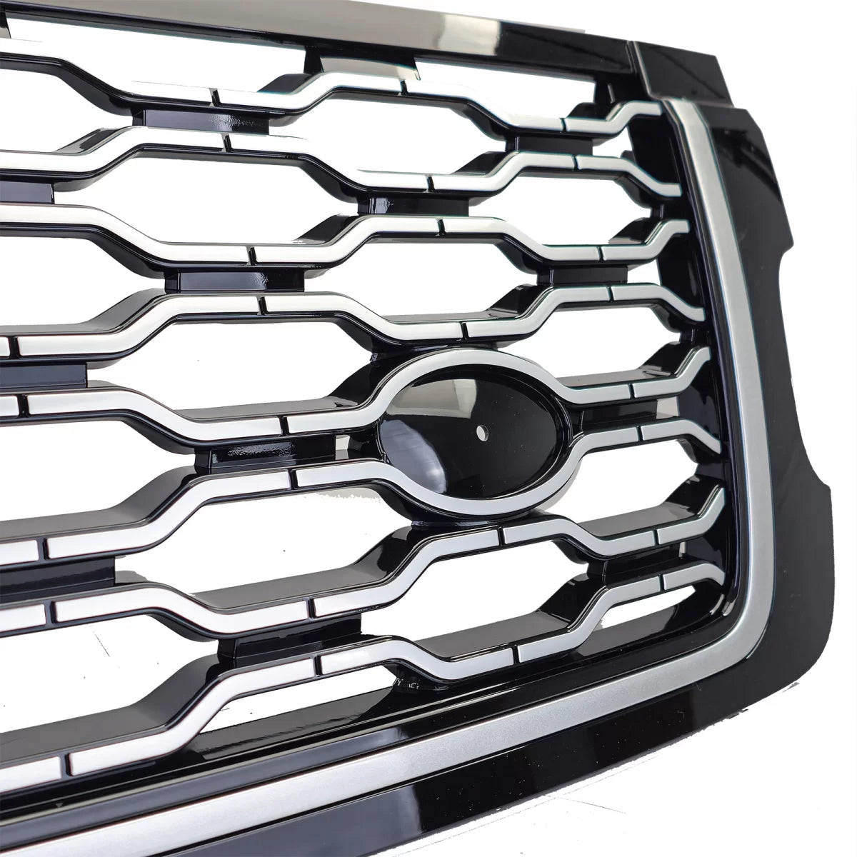 Griglia Anteriore Nera Argento per Range Rover Vogue L405 2018-2022