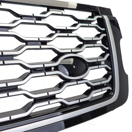 Griglia Anteriore Nera Argento per Range Rover Vogue L405 2018-2022