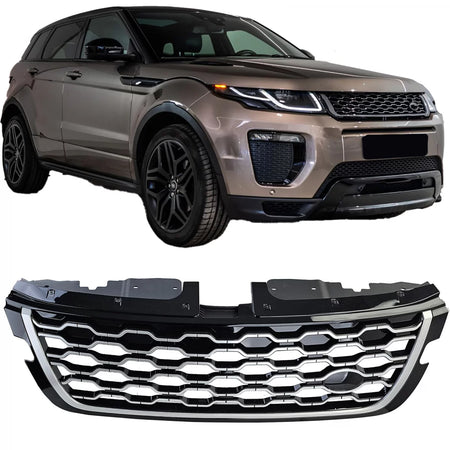 Griglia Anteriore Nera Argento per Range Rover Evoque L551 dal 2019