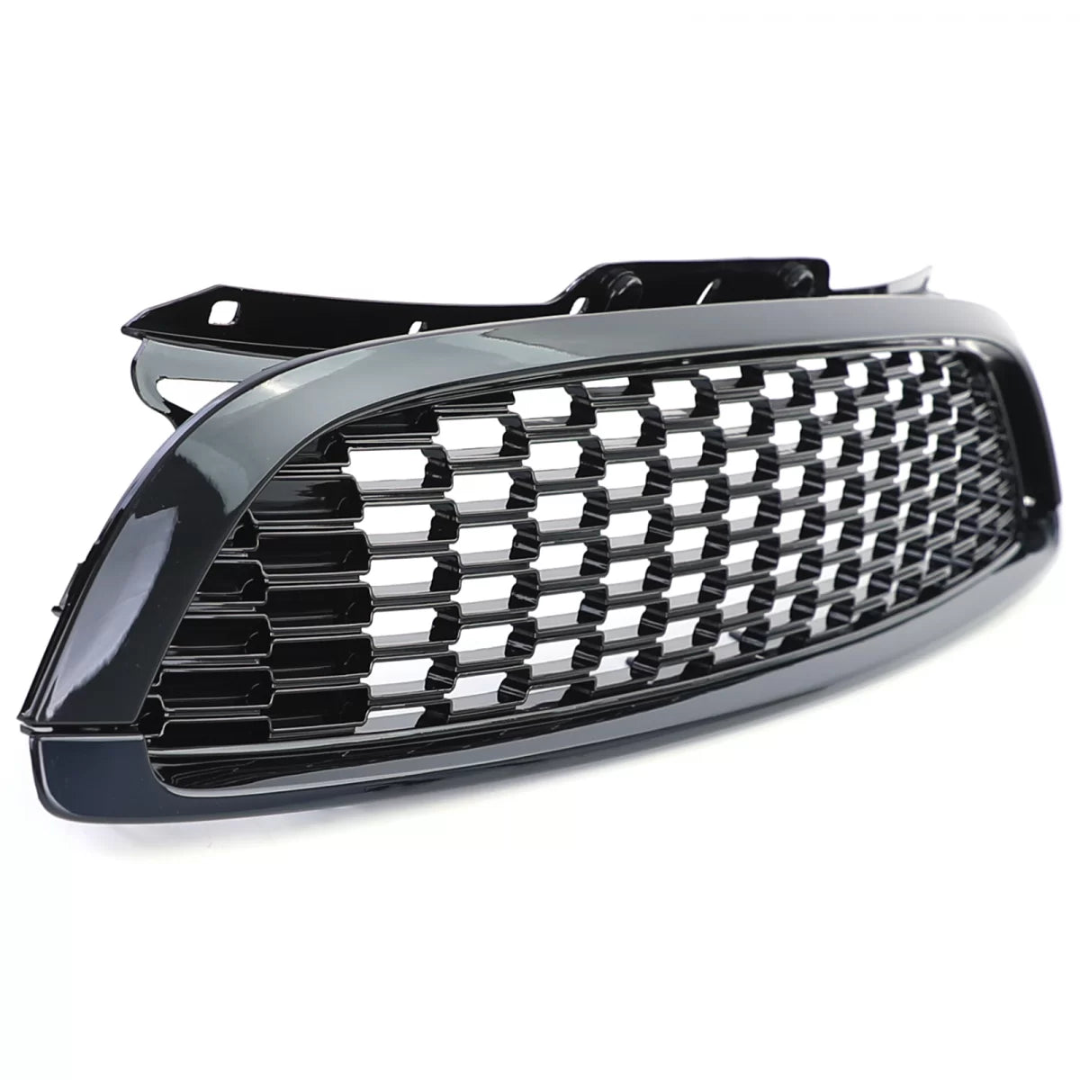 Griglia Anteriore Lucida 3 Pezzi per Mini One Cooper Jcw R56 R57 R58 R59