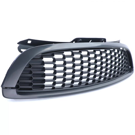 Griglia Anteriore 3 Pezzi Nera Opaca per Mini One Cooper Jcw R56 R57 R58 R59