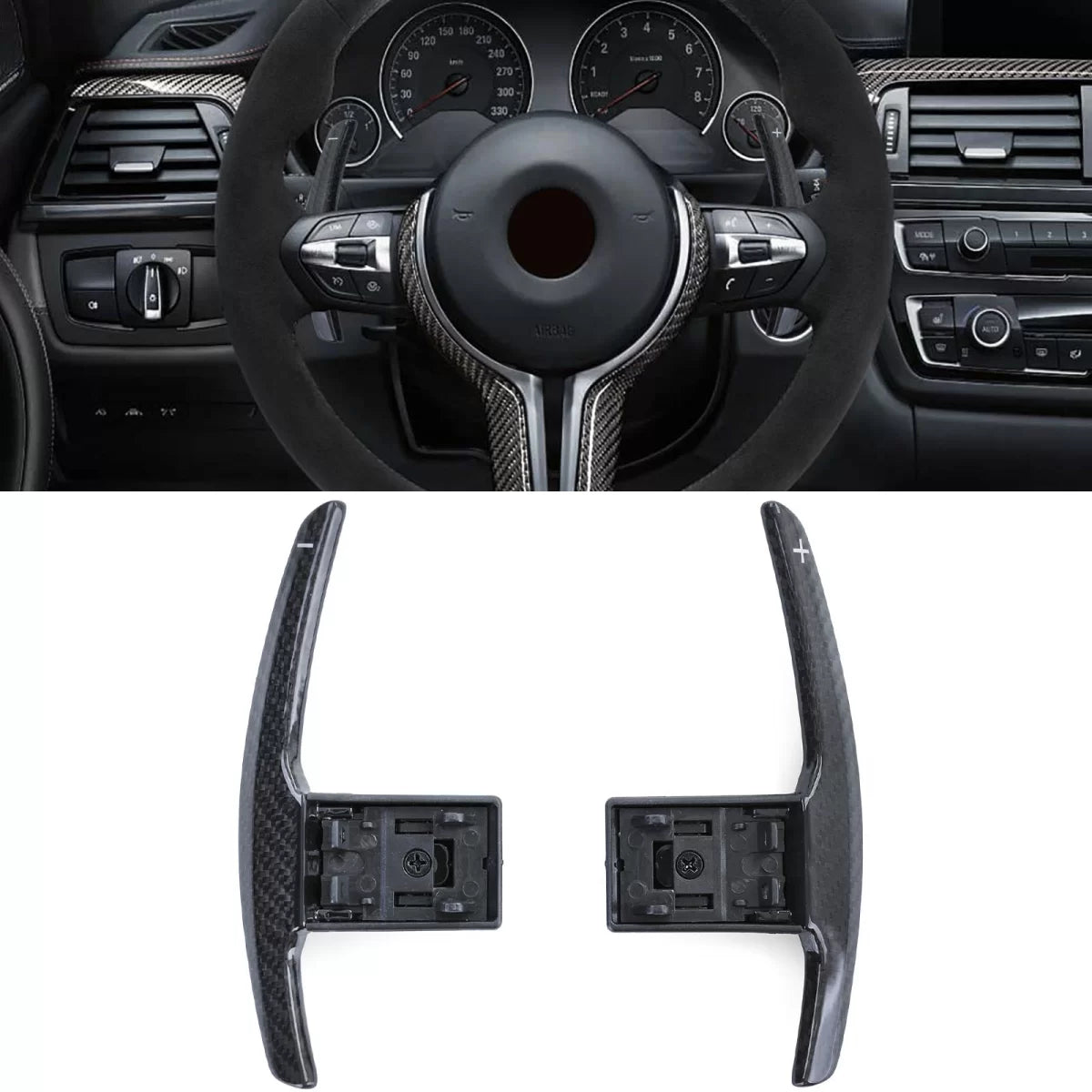 Paddle Cambio in Carbonio Anteriore per BMW M2 F87 M3 F80 M4 F82 F83