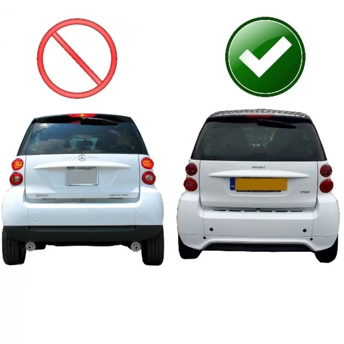 Diffusore Posteriore Aerazione Smart Fortwo 451 Facelift 2013-2015