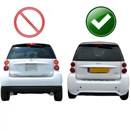 Diffusore Posteriore Aerazione Smart Fortwo 451 Facelift 2013-2015
