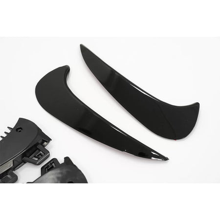Aeroflaps Paraurti Posteriore Laterali Piano Nero per Mercedes GLA H247 2020-up