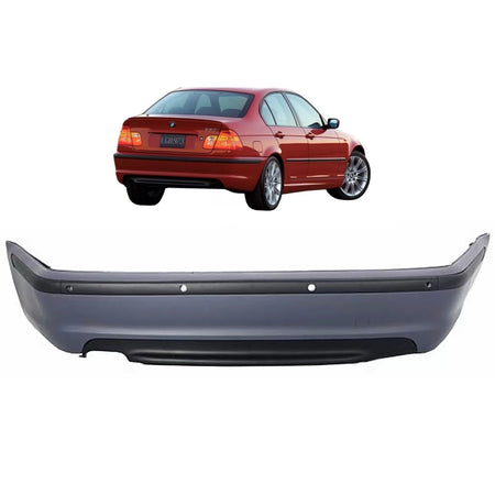 Paraurti Posteriore M-technik con Fori PDC per BMW Serie 3 E46 1998-2004 4 Porte