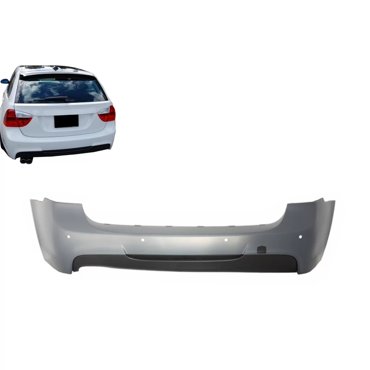Paraurti Posteriore M-technik per BMW Serie 3 E91 Touring 2005-2008