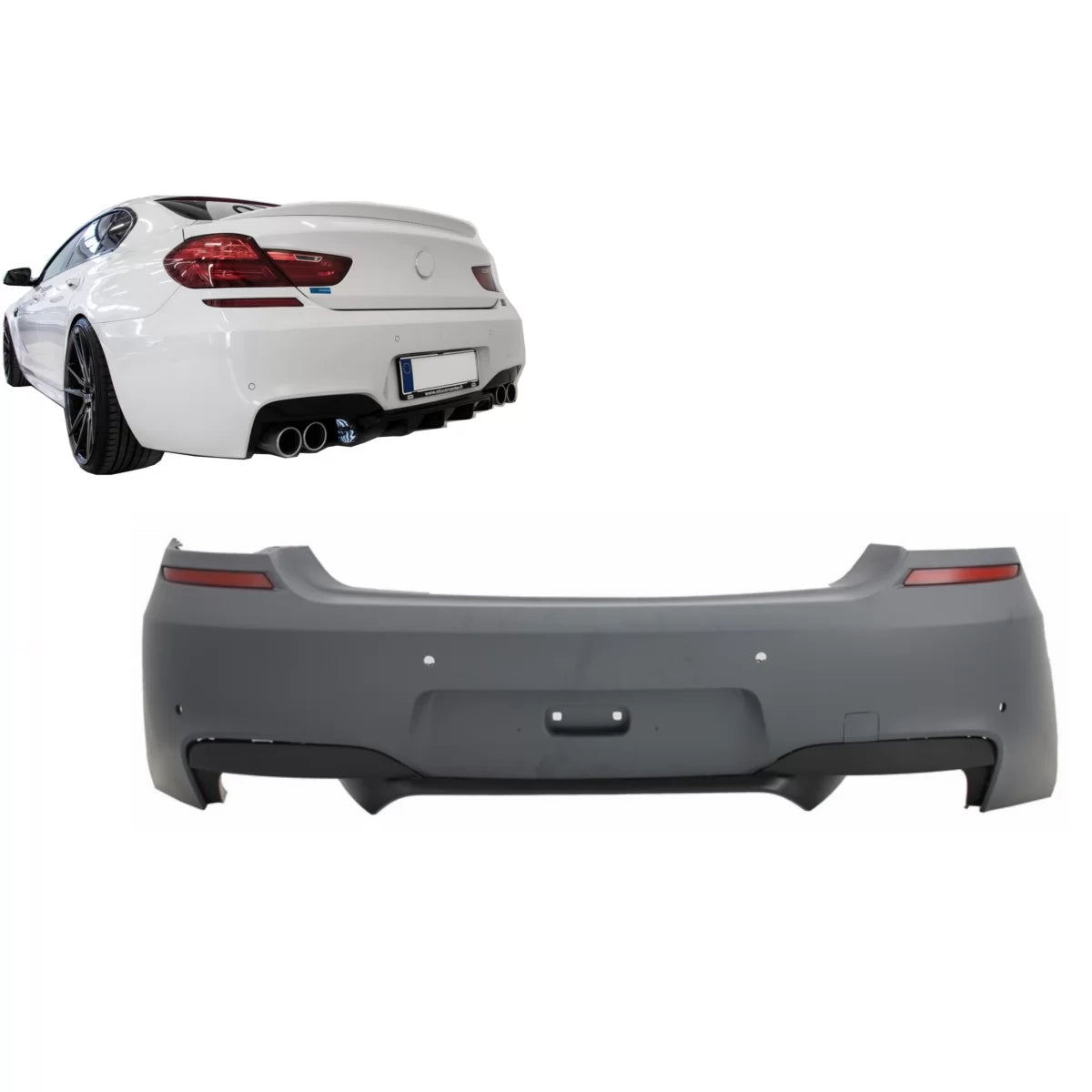 Paraurti Posteriore Sportivo per BMW Serie 6 M6 F06 F12 F13 2011-2017