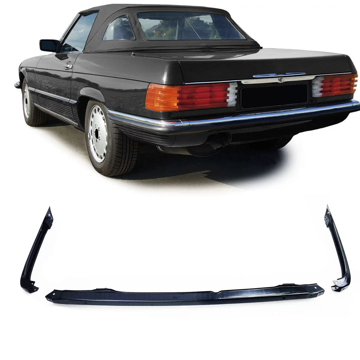 Portaruota Paraurti Posteriore Versione Eu per Mercedes SL R107 71-89