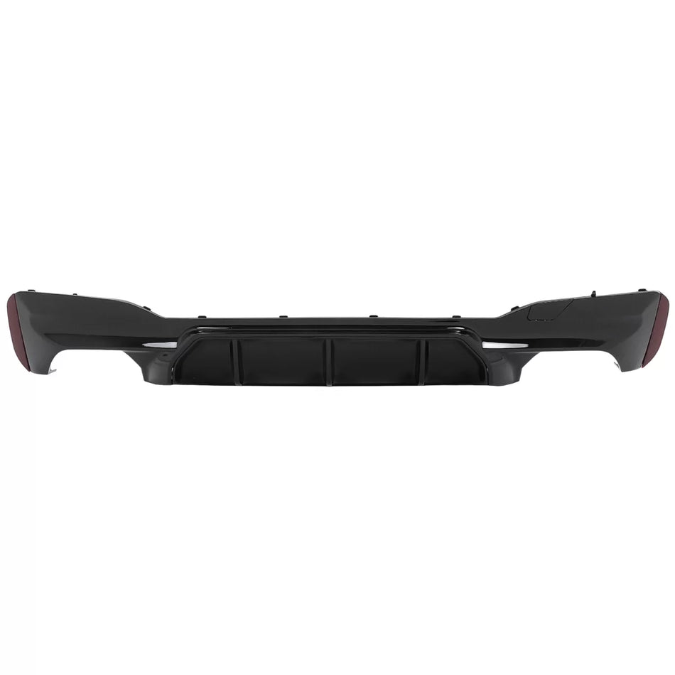 Diffusore Paraurti Posteriore M5 Nero Lucido per BMW Serie 5 G30 G31 2017-2024