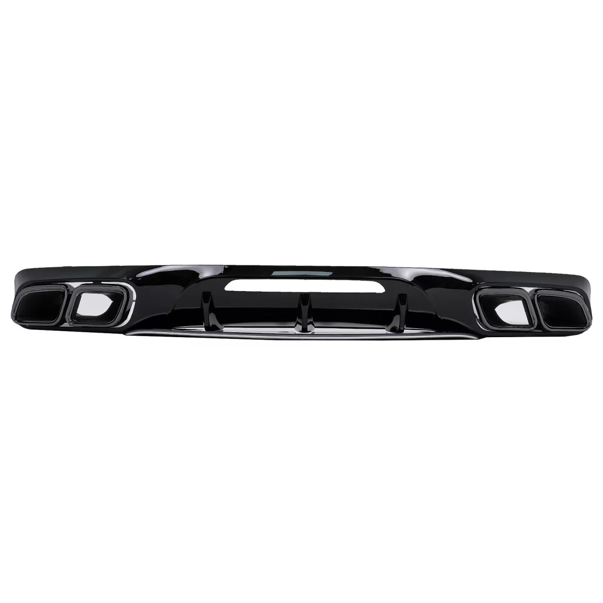 Paraurti Posteriore Diffusore con Terminali Scarico per Mercedes CLS W218