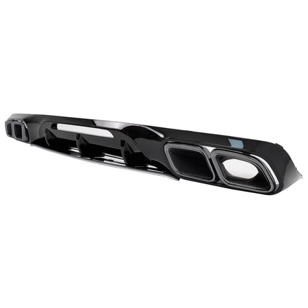 Paraurti Posteriore Diffusore con Terminali Scarico per Mercedes CLS W218