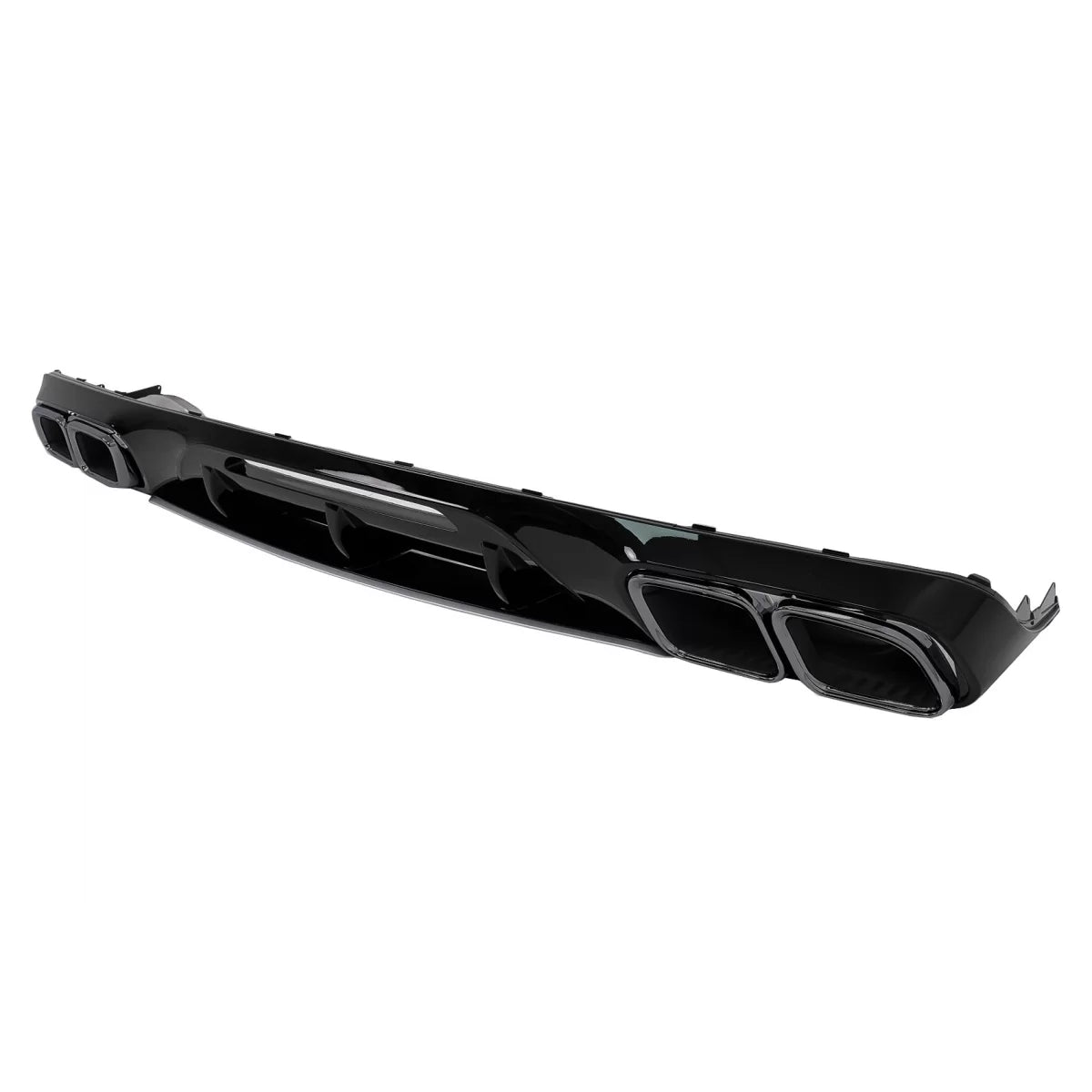 Paraurti Posteriore Diffusore con Terminali Scarico per Mercedes CLS W218