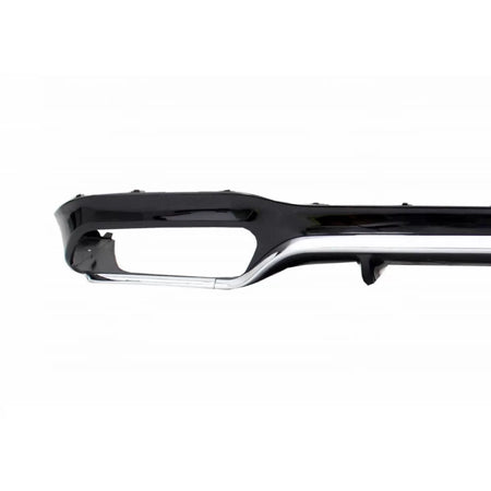 Diffusore Paraurti Posteriore ABS Nero Cromato per Mercedes Classe E W213 16-19