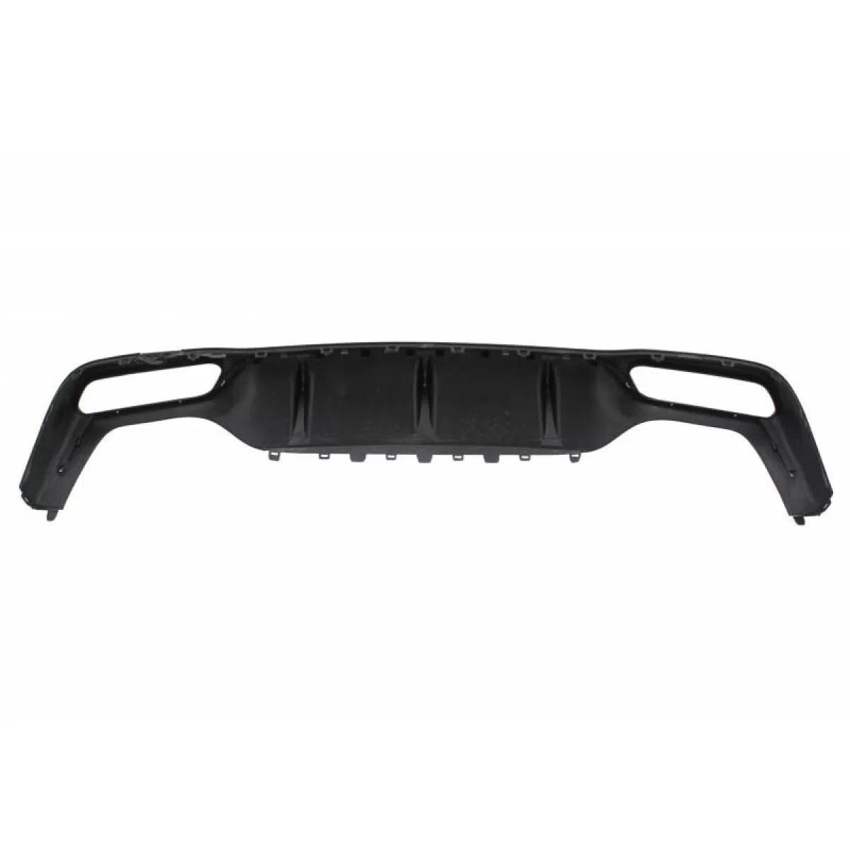 Diffusore Paraurti Posteriore ABS Nero Cromato per Mercedes Classe E W213 16-19