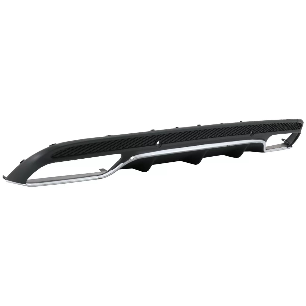 Paraurti Posteriore Diffusore C63 con Terminali Neri per Mercedes Classe C W205