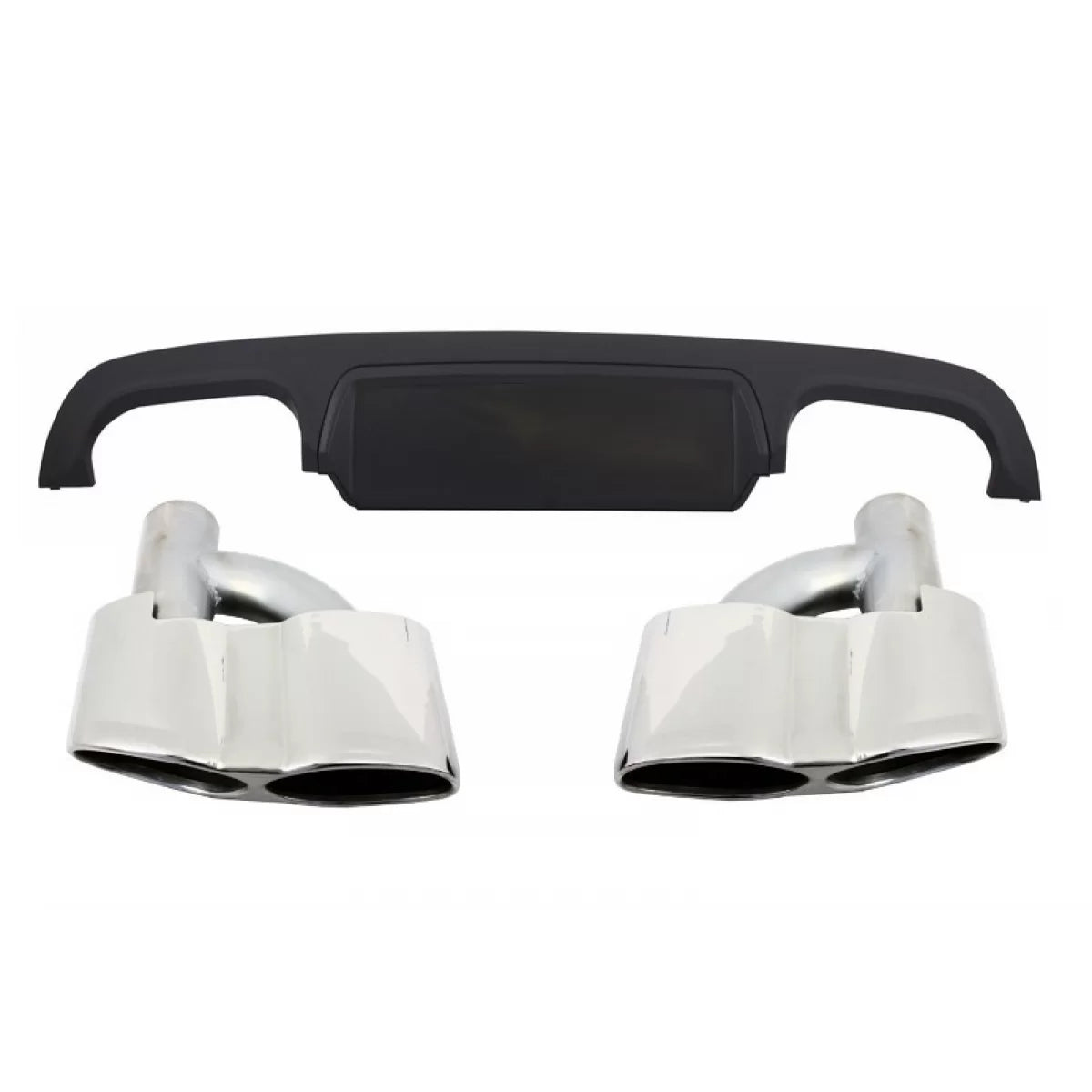 Paraurti Posteriore Diffusore con Terminali Scarico per Mercedes Classe S W221