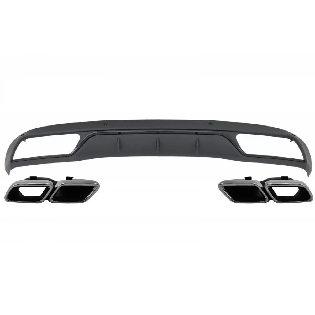 Diffusore Paraurti Posteriore con Terminali Cromati Mercedes Classe C W205 S205