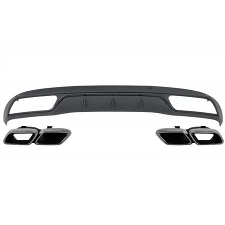 Diffusore Paraurti Posteriore con Terminali Cromati Mercedes Classe C W205 S205