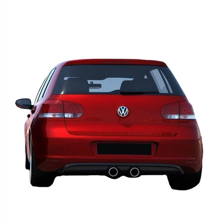 Diffusore Paraurti Posteriore Nero Lucido per Volkswagen Golf Vi 08-12 R32 Look