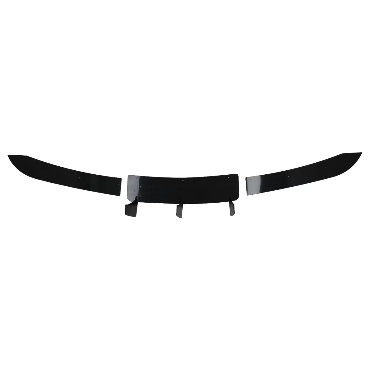 Estensione Paraurti Posteriore Diffusore Nero Lucido per Mercedes Classe C W204