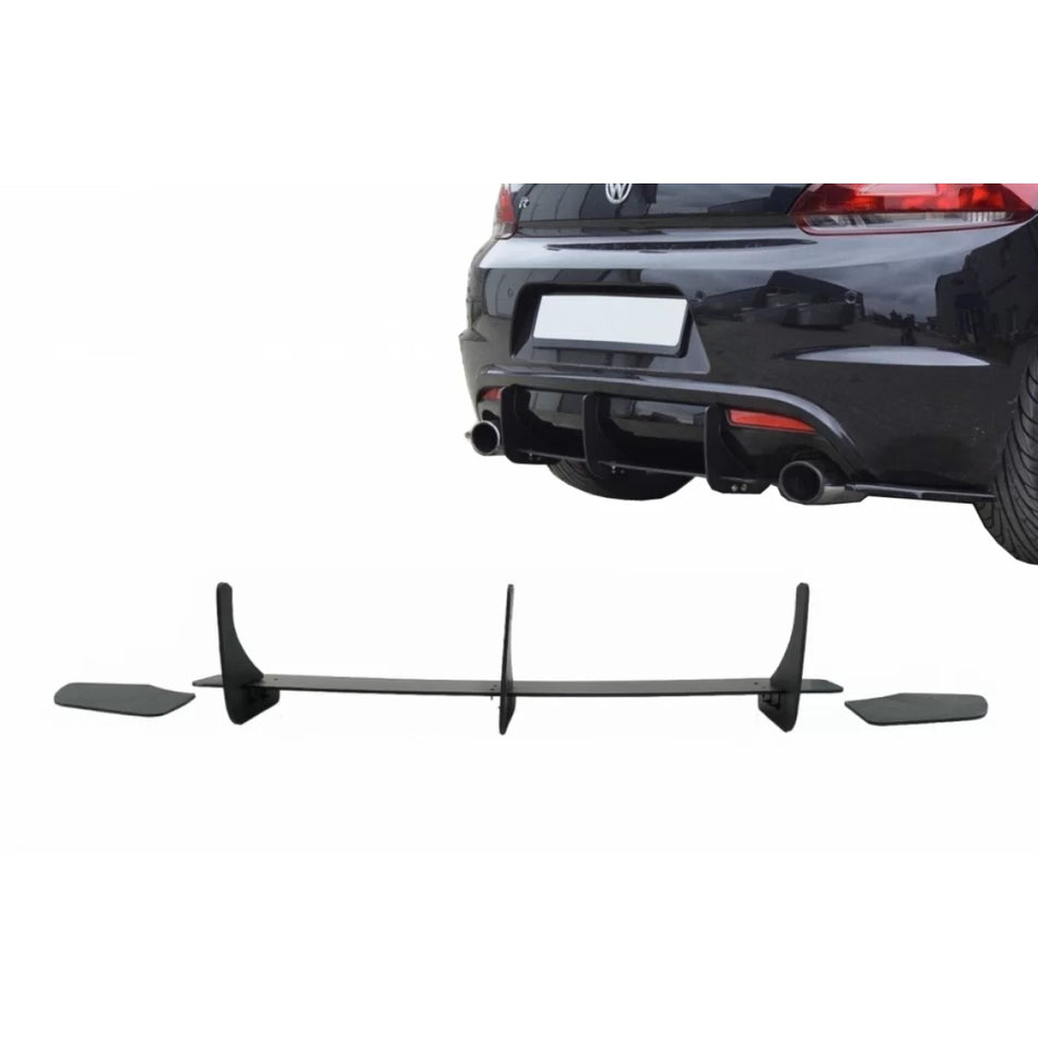 Paraurti Posteriore Estensione per Diffusore per Volkswagen Scirocco MK3 Iii R