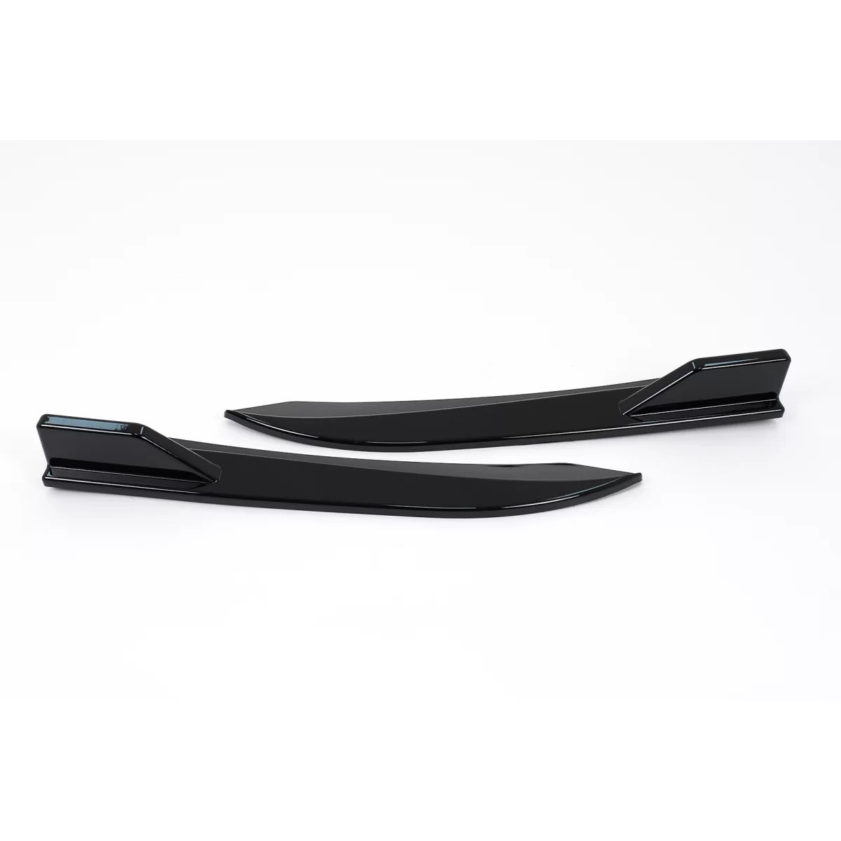 Paraspruzzi Paraurti Posteriore Laterali Piano Nero per BMW Serie 3 F30 F31