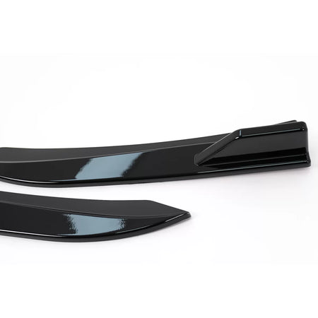 Paraspruzzi Paraurti Posteriore Laterali Piano Nero per BMW Serie 3 F30 F31
