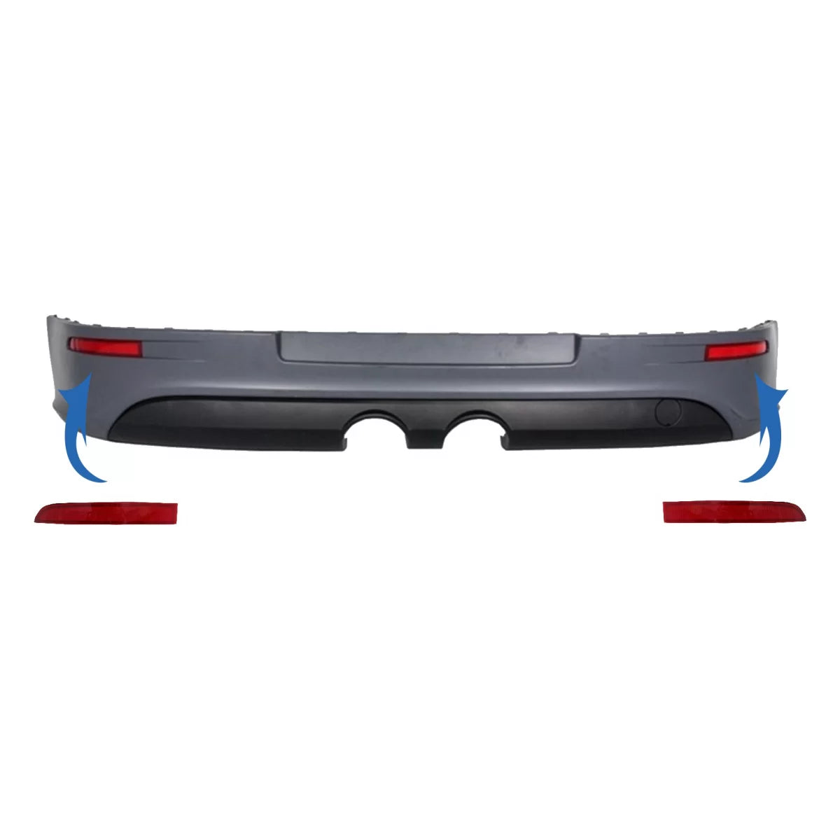 Riflettore Paraurti Posteriore per Volkswagen Golf 5 V 2003-2007 R32 Look