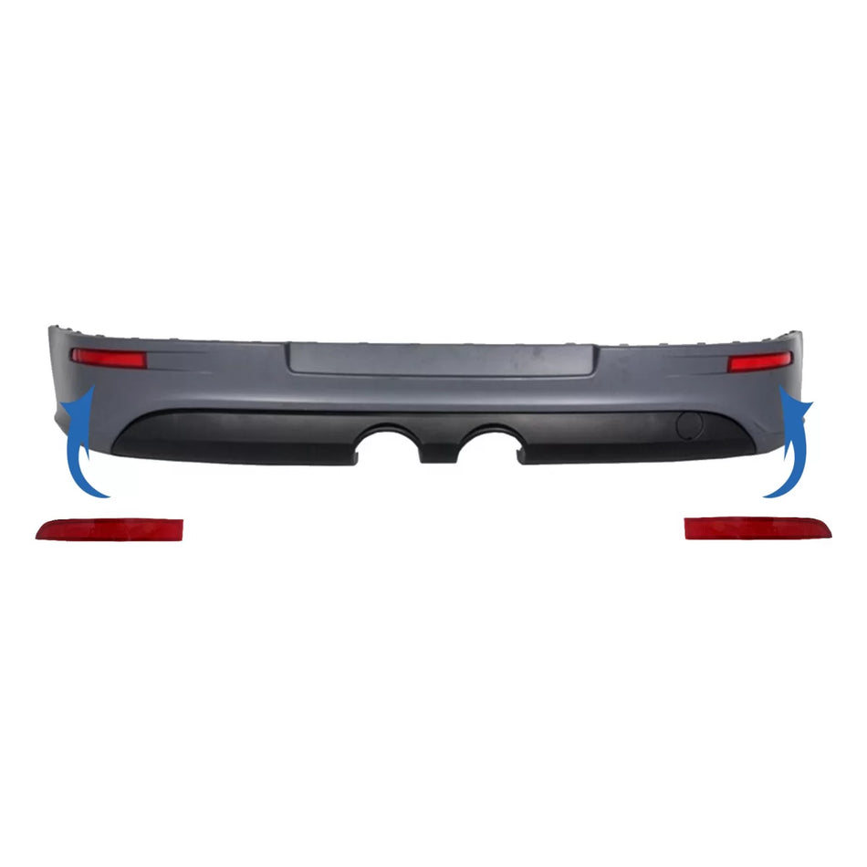 Riflettore Paraurti Posteriore per Volkswagen Golf 5 V 2003-2007 R32 Look