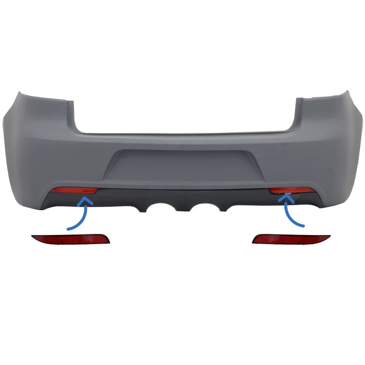 Riflettore Paraurti Posteriore per Volkswagen Golf 6 VI 2008-2013