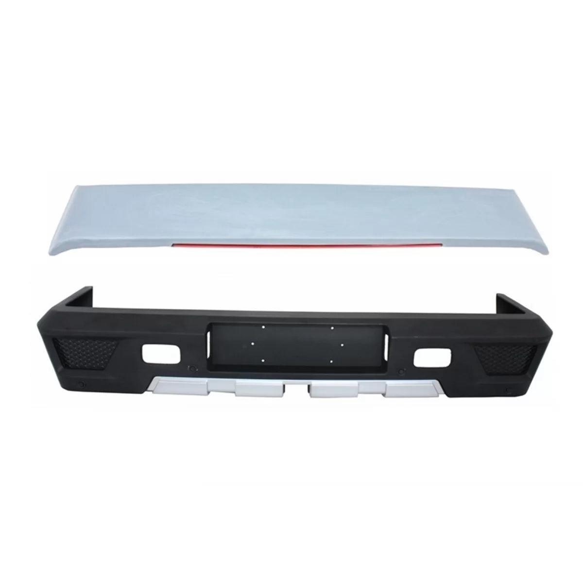 Paraurti Posteriore con Barra LED Spoiler Tetto per Mercedes Classe G W463