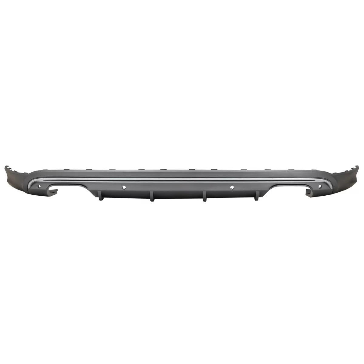 Spoiler Paraurti Posteriore Diffusore Doppia Uscita per Audi Q5 8R Facelift