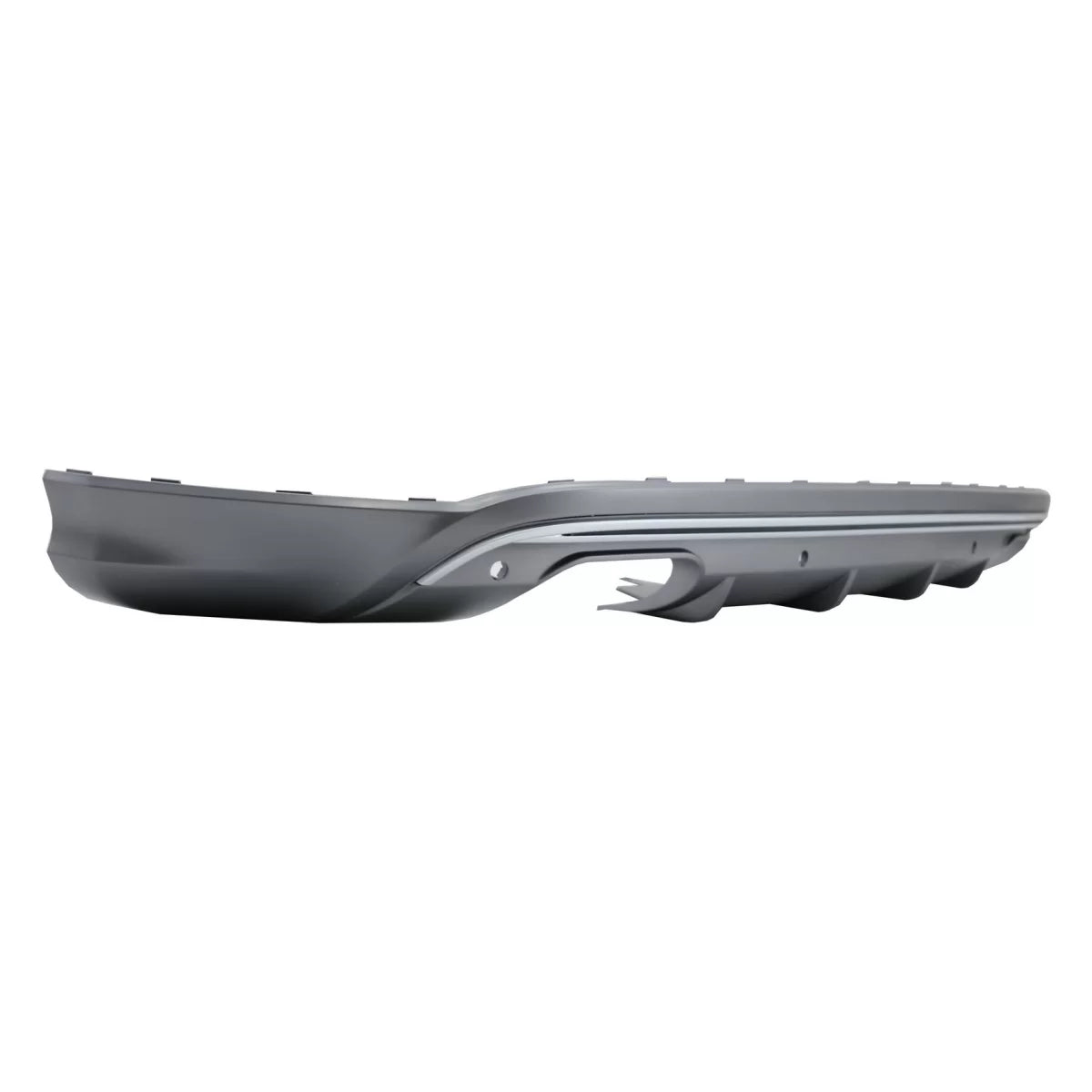 Spoiler Paraurti Posteriore Diffusore Doppia Uscita per Audi Q5 8R Facelift