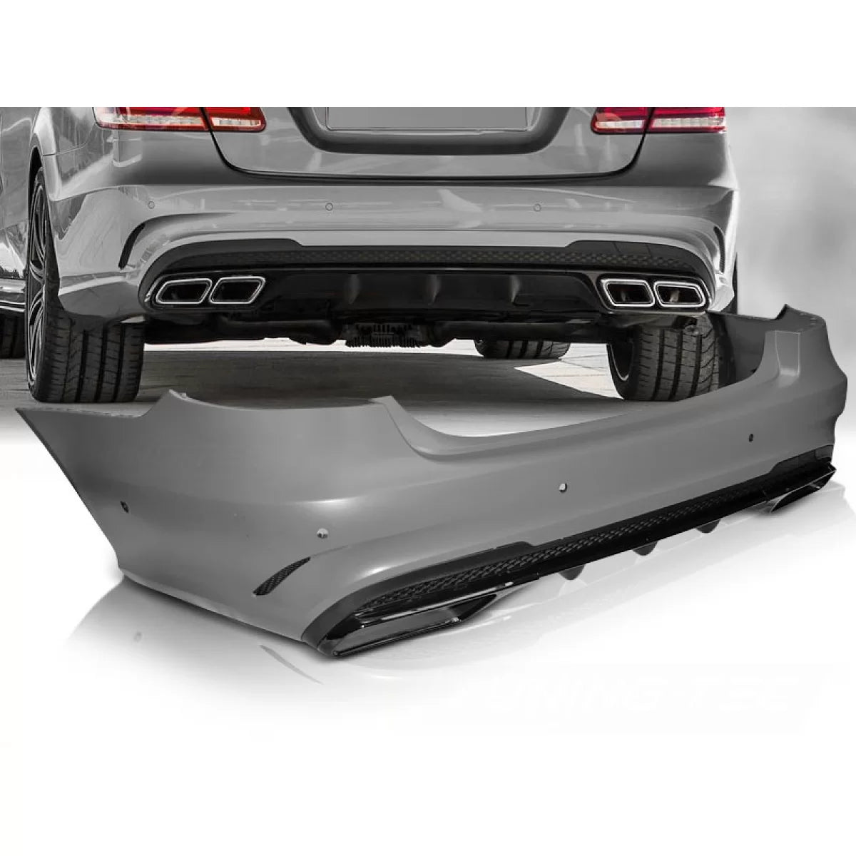 Paraurti Posteriore Sportivo per Mercedes W212 13-16 4D