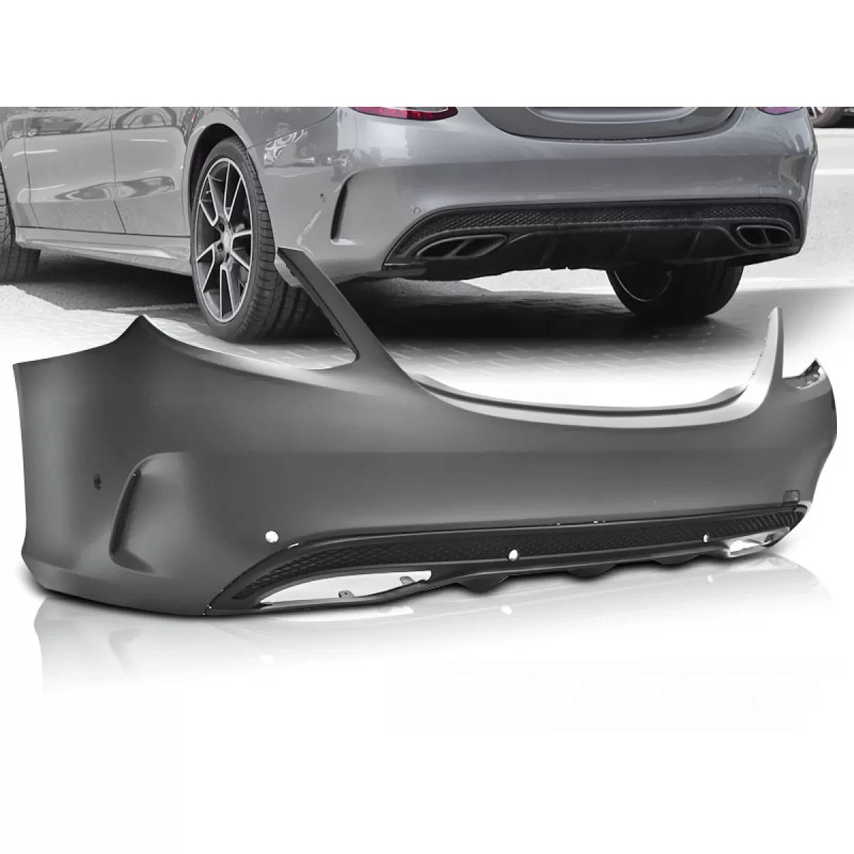 Paraurti Posteriore Sport PDC per Mercedes W205 2014-2018
