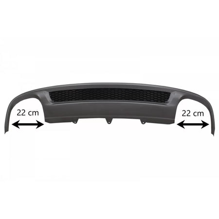 Paraurti Posteriore con Diffusore Aria e Terminali Scarico per Audi A4 B8