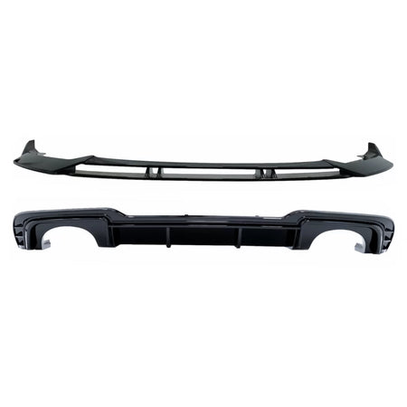 Paraurti Posteriore Diffusore Piano Nero per Audi A3 8V Facelift 2017-2019