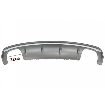 Paraurti Posteriore Diffusore con Terminali Scarico S3 Quad per Audi A3 8V