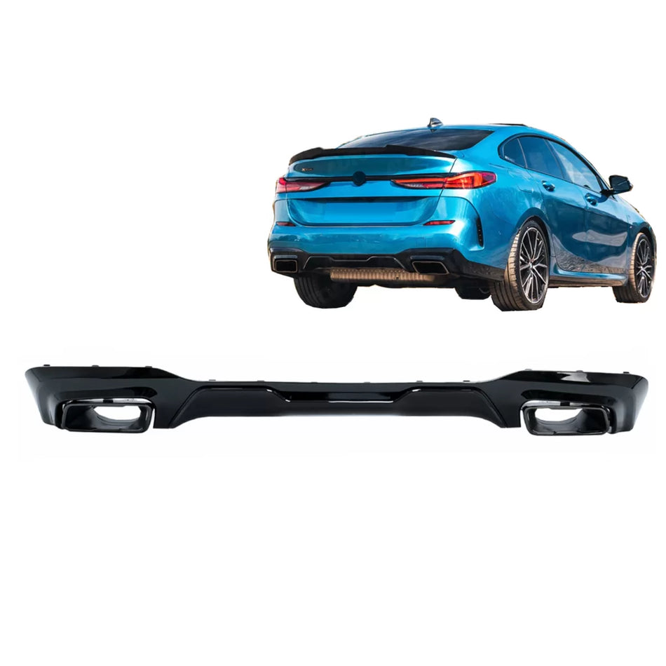 Paraurti Posteriore con Diffusore e Terminali Neri per BMW Serie 2 F44 2020-up