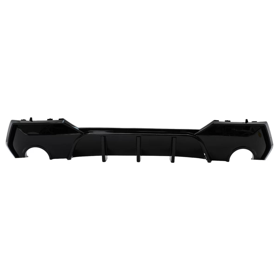 Paraurti Posteriore Diffusore Nero Lucido per BMW Serie 4 G22 G23 dal 2020