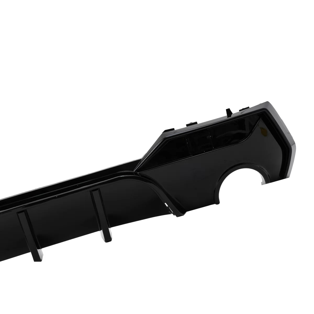 Paraurti Posteriore Diffusore Nero Lucido per BMW Serie 4 G22 G23 dal 2020