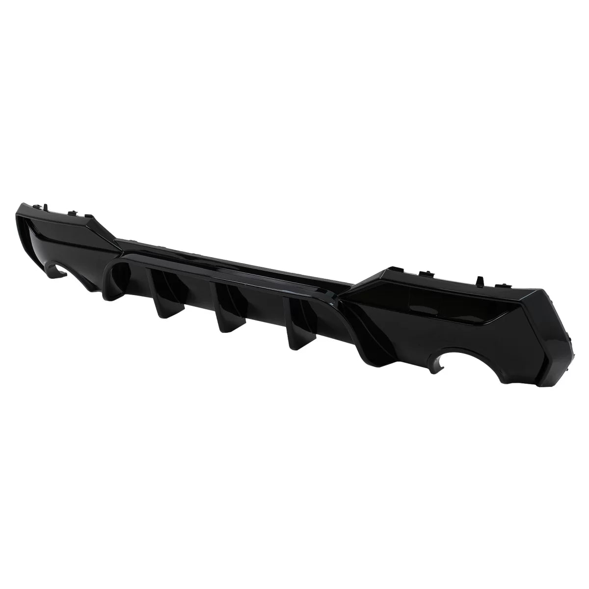 Paraurti Posteriore Diffusore Nero Lucido per BMW Serie 4 G22 G23 dal 2020