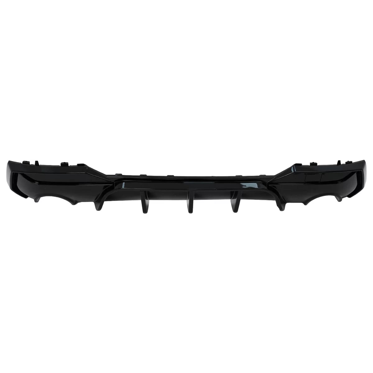 Paraurti Posteriore Diffusore Nero Lucido per BMW Serie 4 G22 G23 dal 2020
