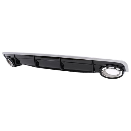 Diffusore Paraurti Posteriore Doppia Uscita per Audi Q7 4M 2015-2019 S-line