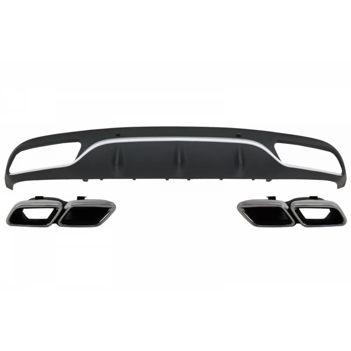 Paraurti Posteriore Diffusore con Terminali Scarico Mercedes Classe C C205 A205