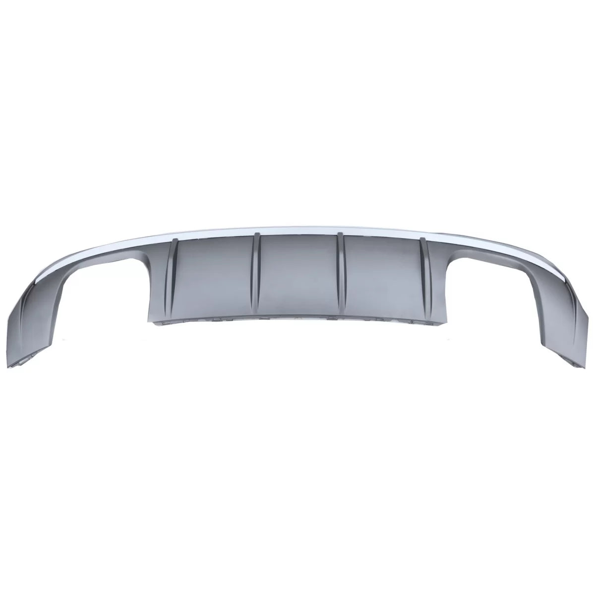 Paraurti Posteriore con Diffusore e Scarico Nero Lucido per Audi A3 8V Facelift