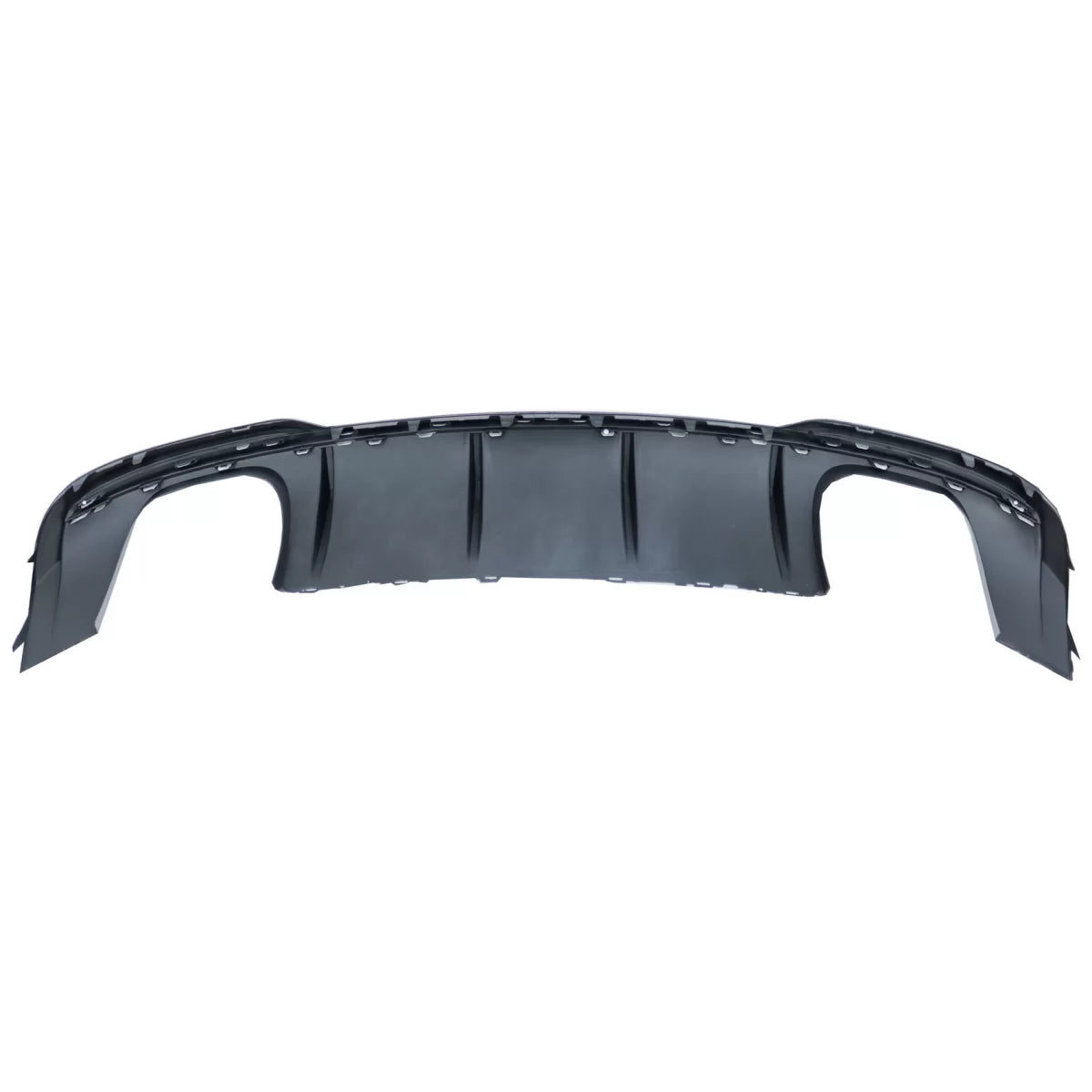 Paraurti Posteriore con Diffusore e Scarico Nero Lucido per Audi A3 8V Facelift