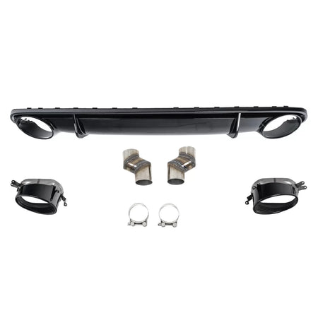 Paraurti Posteriore con Diffusore e Terminali Scarico Audi A4 B8 2007-2011 RS4